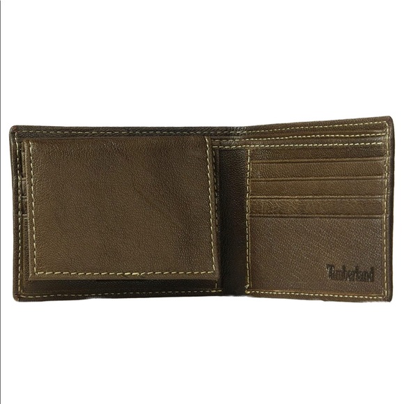 SOLD! TIMBERLAND 💯Genuine Leather RFID Blocking Passcase Security Men Wallet - Picture 7 of 10